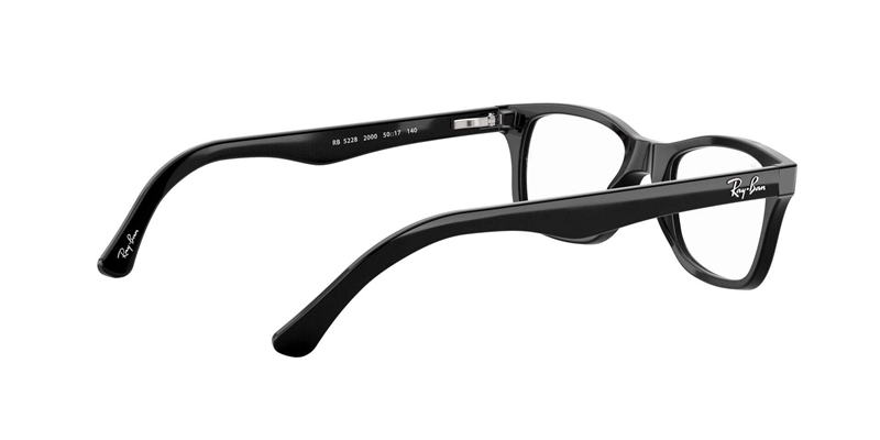 RAY-BAN VISTA 0RX5228 Brillestel (Form: Firkantet - Farve: Sort)