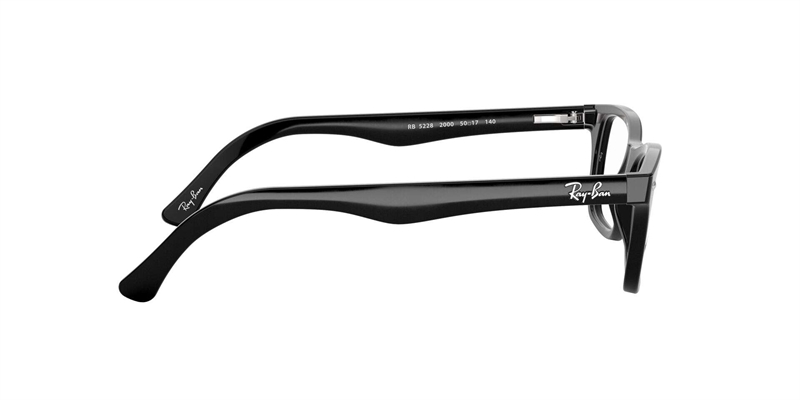 RAY-BAN VISTA 0RX5228 Brillestel (Form: Firkantet - Farve: Sort)