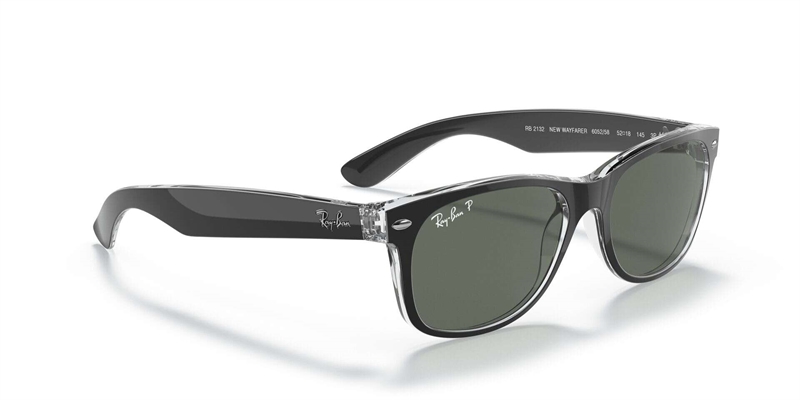 RB 0RB2132 Solbrille (Form: Firkantet - Farve: Sort)
