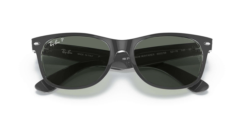 RB 0RB2132 Solbrille (Form: Firkantet - Farve: Sort)