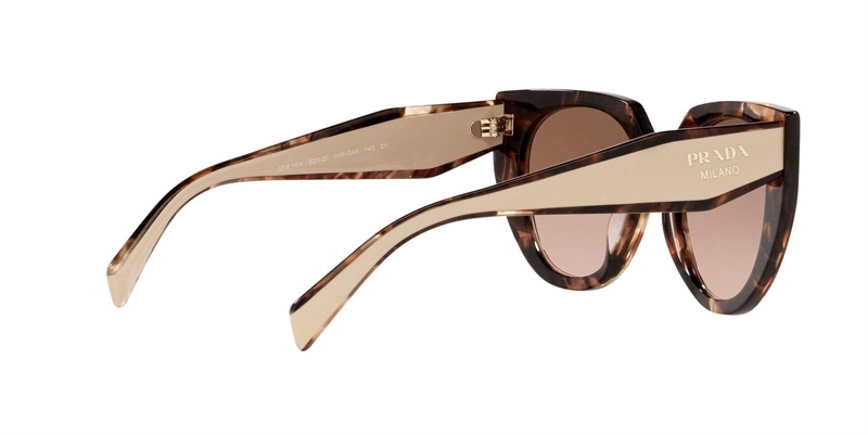 PRADA 0PR 14WS Solbrille (Form: Cat Eye - Farve: Havana)