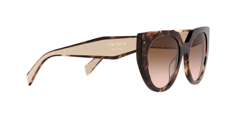 PRADA 0PR 14WS Solbrille (Form: Cat Eye - Farve: Havana)