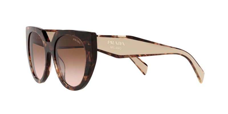 PRADA 0PR 14WS Solbrille (Form: Cat Eye - Farve: Havana)