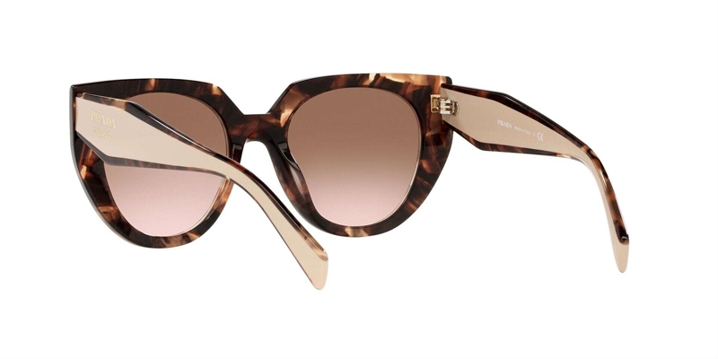 PRADA 0PR 14WS Solbrille (Form: Cat Eye - Farve: Havana)
