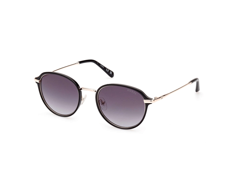 Guess GU00068 Solbrille (Form: Rund - Farve: Sort)