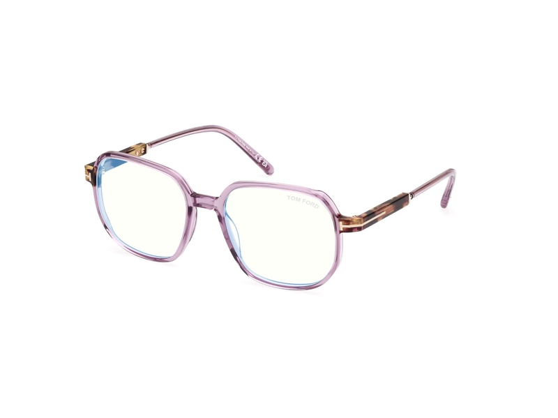 Tom Ford FT5911-B Brillestel (Form: Rund - Farve: Lilla)