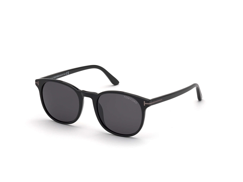 Tom Ford FT0858 Solbrille (Form: Rund - Farve: Rød)
