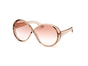 Tom Ford FT1116 Solbrille (Form: Rund - Farve: Brun)
