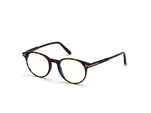 Tom Ford FT5695-B Brillestel (Form: Rund - Farve: Havana)