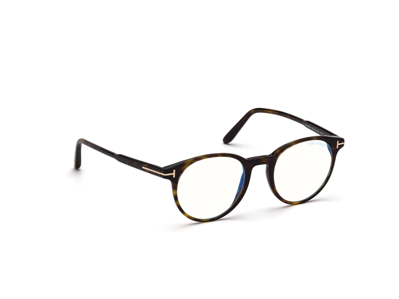 Tom Ford FT5695-B Brillestel (Form: Rund - Farve: Havana)