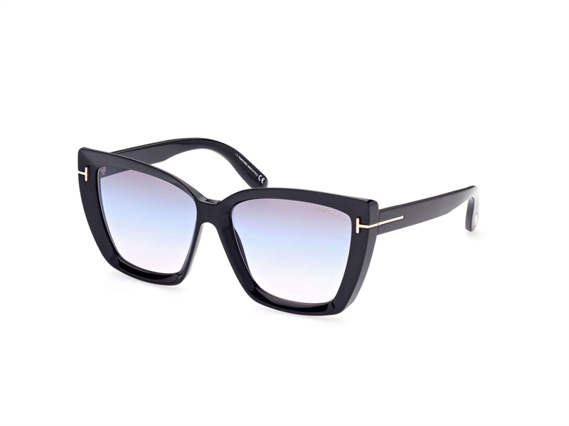 Tom Ford FT0920 Solbrille (Form: Firkantet - Farve: Sort)