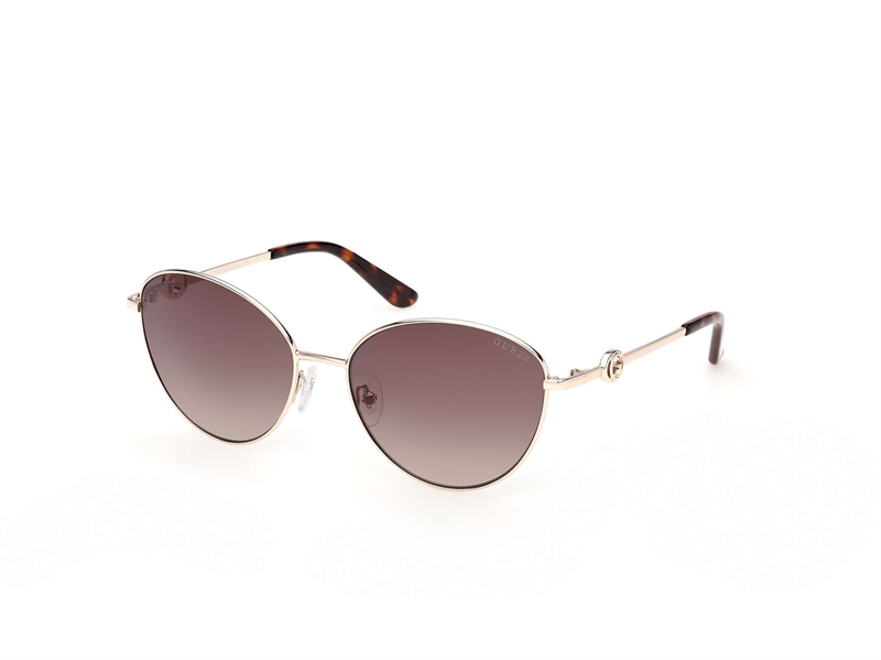 GUESS GU00284 Solbrille (Form: Rund - Farve: Guld)