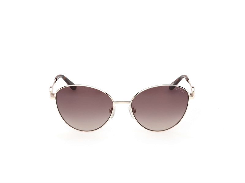 GUESS GU00284 Solbrille (Form: Rund - Farve: Guld)