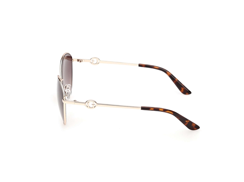 GUESS GU00284 Solbrille (Form: Rund - Farve: Guld)