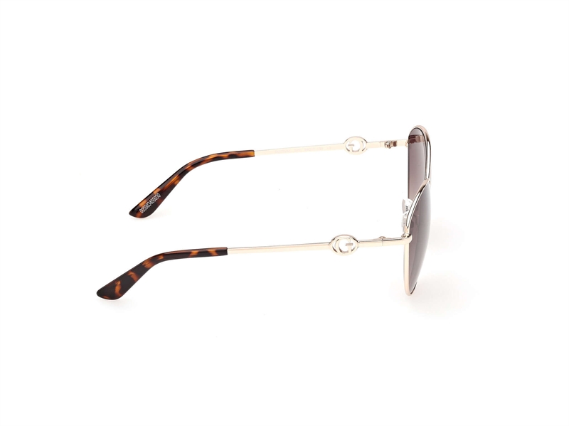 GUESS GU00284 Solbrille (Form: Rund - Farve: Guld)