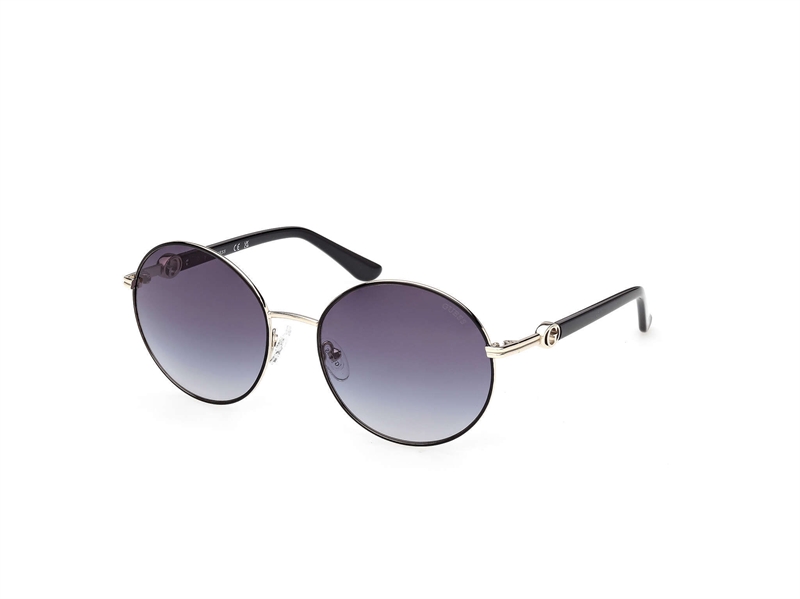 Guess GU00260 Solbrille (Form: Rund - Farve: Sort)
