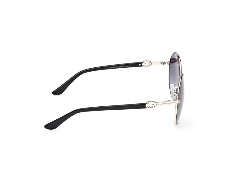 Guess GU00260 Solbrille (Form: Rund - Farve: Sort)