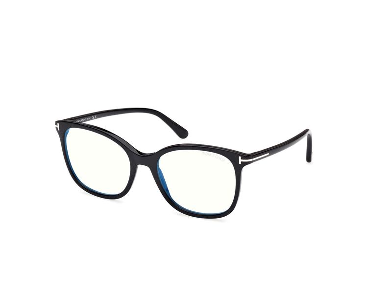 Tom Ford FT6089-B Brillestel (Form: Firkantet - Farve: Sort)