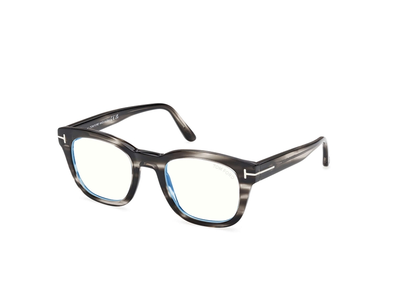 Tom Ford FT5542-B Brillestel (Form: Rund - Farve: Havana)