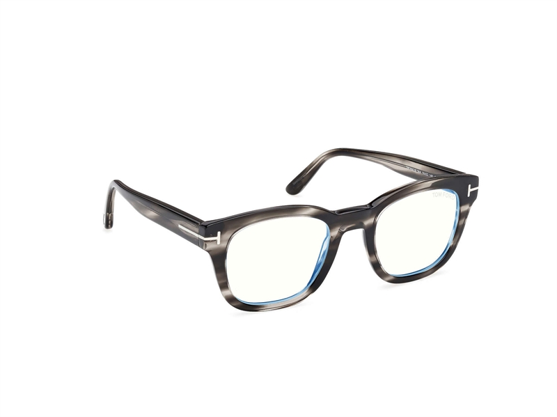 Tom Ford FT5542-B Brillestel (Form: Rund - Farve: Havana)