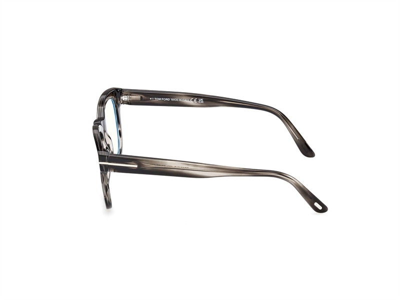 Tom Ford FT5542-B Brillestel (Form: Rund - Farve: Havana)