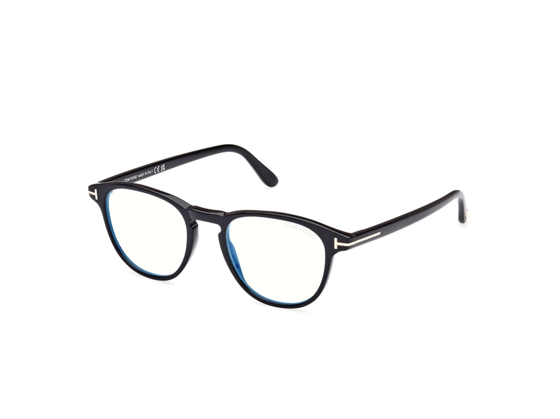 Tom Ford FT5899-B Brillestel (Form: Firkantet - Farve: Sort)