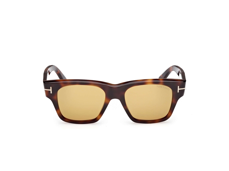 Tom Ford FT1280 Solbrille (Form: Firkantet - Farve: Brun)