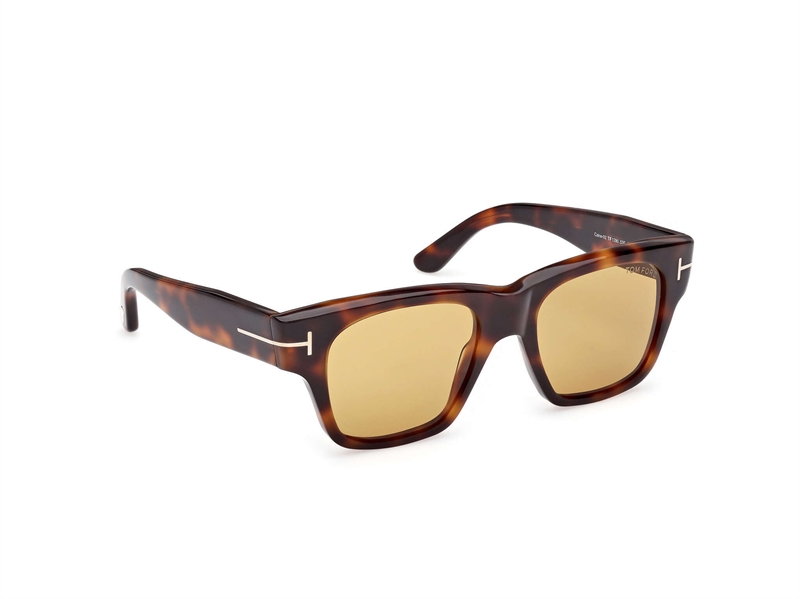 Tom Ford FT1280 Solbrille (Form: Firkantet - Farve: Brun)