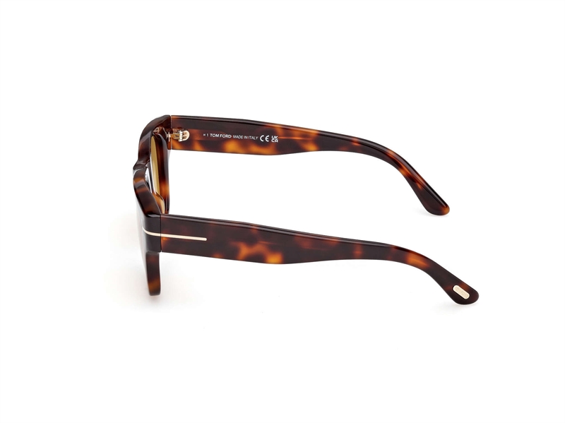 Tom Ford FT1280 Solbrille (Form: Firkantet - Farve: Brun)