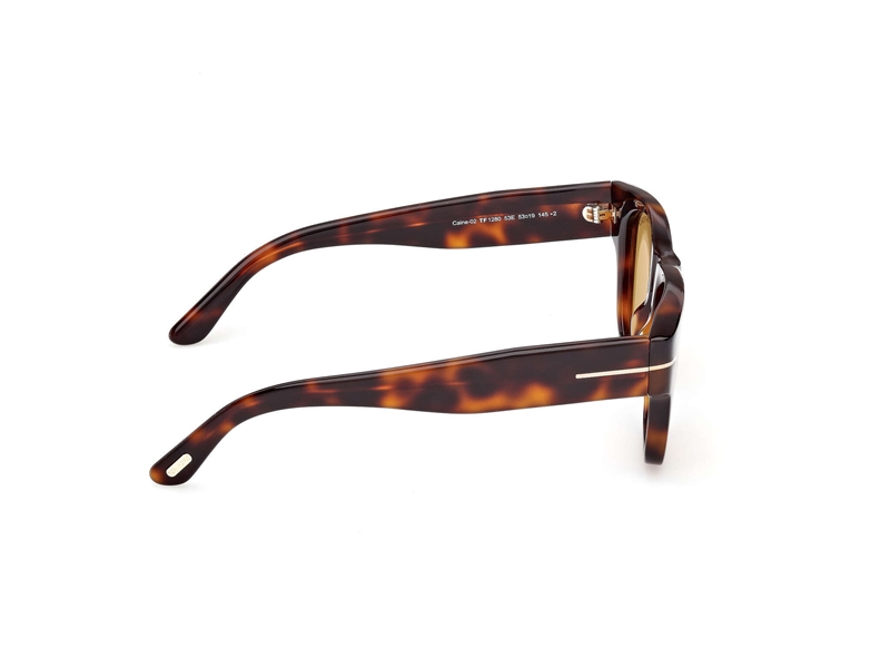 Tom Ford FT1280 Solbrille (Form: Firkantet - Farve: Brun)