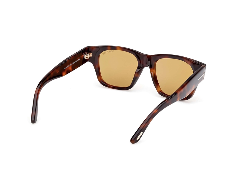 Tom Ford FT1280 Solbrille (Form: Firkantet - Farve: Brun)
