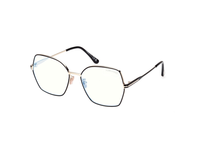 Tom Ford FT5876-B Brillestel (Form: Summerbird - Farve: Guld)