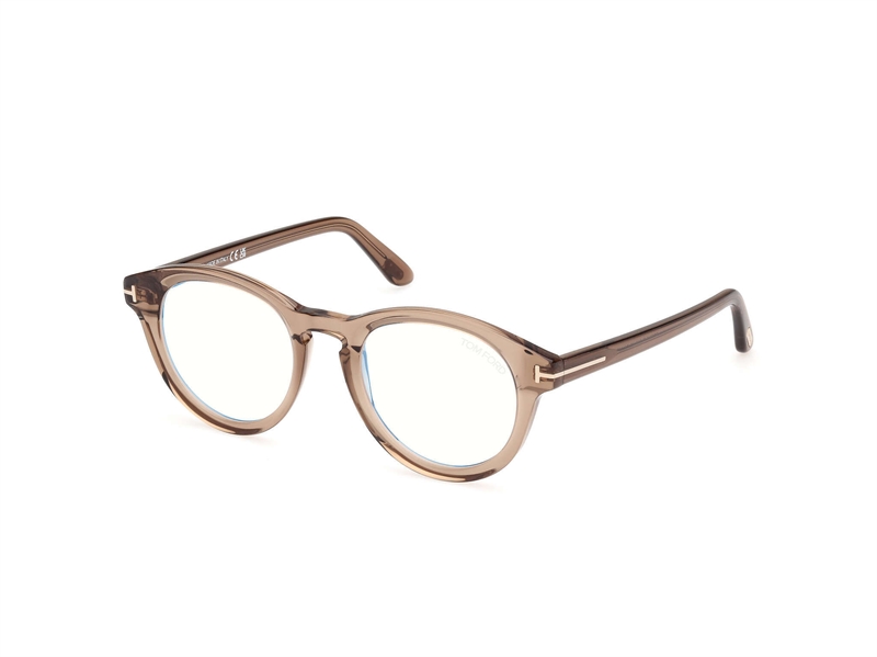 Tom Ford FT5940-B Brillestel (Form: Rund - Farve: Brun)