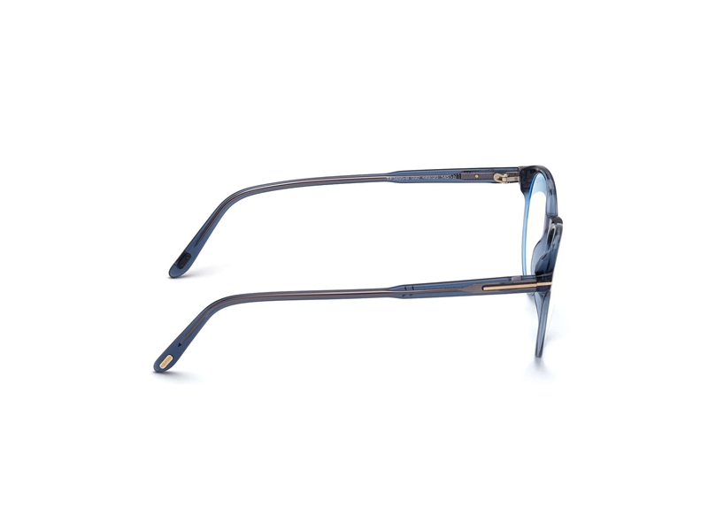 Tom Ford FT5695-B Brillestel (Form: Rund - Farve: Blå)