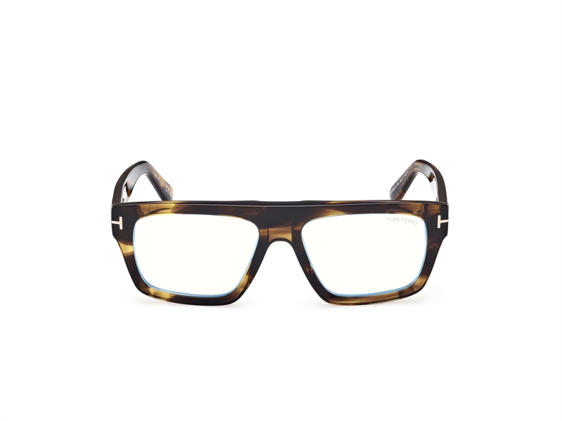 Tom Ford FT6084-B Brillestel (Form: Firkantet - Farve: Havana)