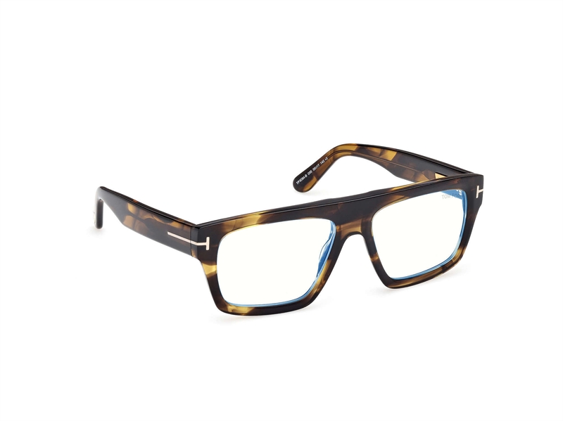 Tom Ford FT6084-B Brillestel (Form: Firkantet - Farve: Havana)