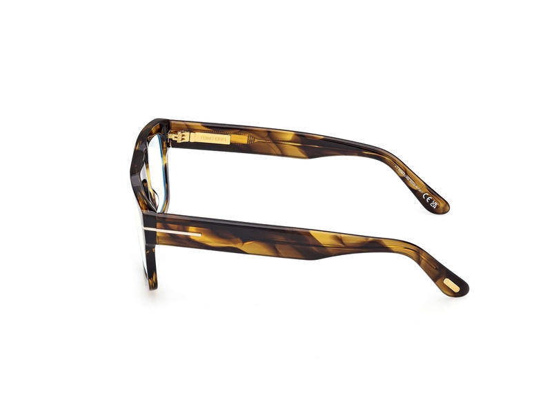 Tom Ford FT6084-B Brillestel (Form: Firkantet - Farve: Havana)