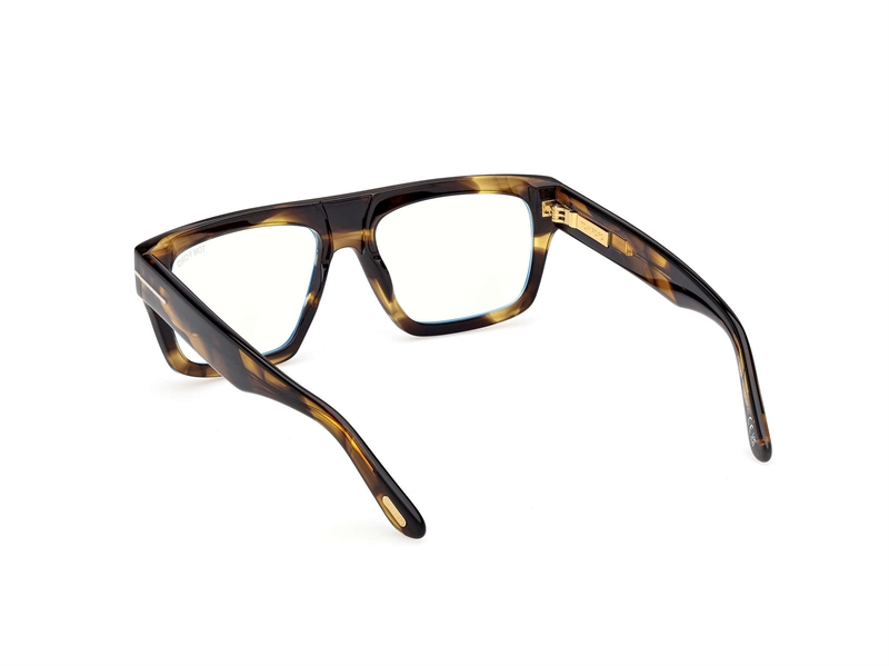 Tom Ford FT6084-B Brillestel (Form: Firkantet - Farve: Havana)