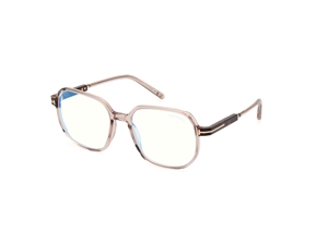 Tom Ford FT5911-B Brillestel (Form: Rund - Farve: Brun)