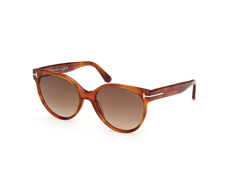 Tom Ford FT1311 Solbrille (Form: Rund - Farve: Brun)