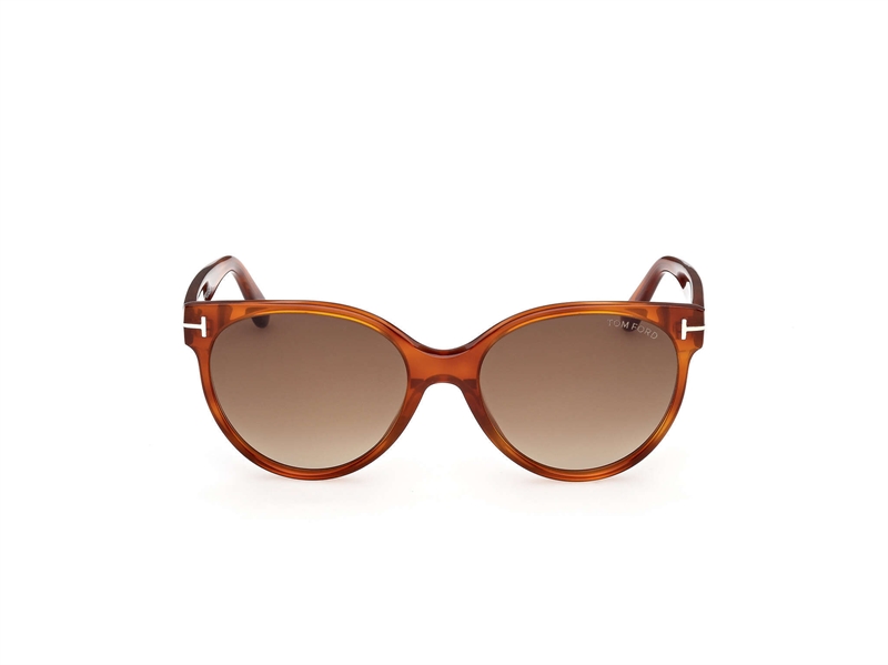 Tom Ford FT1311 Solbrille (Form: Rund - Farve: Brun)