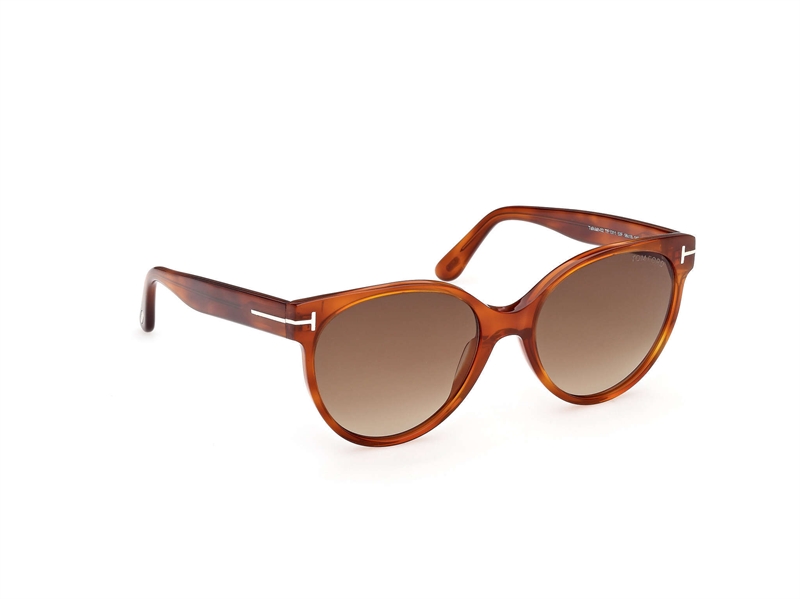 Tom Ford FT1311 Solbrille (Form: Rund - Farve: Brun)