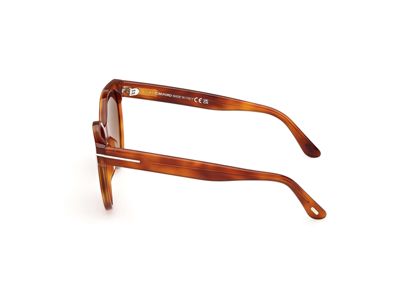 Tom Ford FT1311 Solbrille (Form: Rund - Farve: Brun)