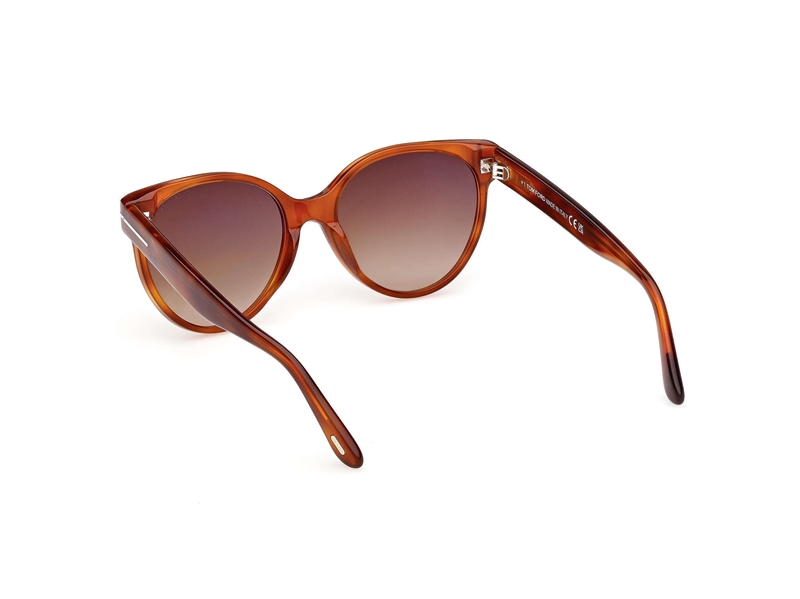 Tom Ford FT1311 Solbrille (Form: Rund - Farve: Brun)