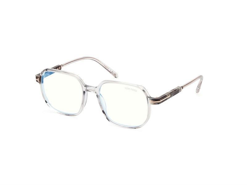 Tom Ford FT5911-B Brillestel (Form: Rund - Farve: Grå)