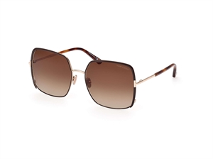 Tom Ford FT1006 Solbrille (Form: Summerbird - Farve: Brun)