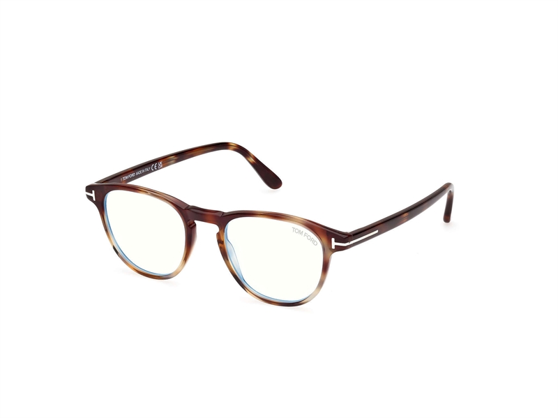 Tom Ford FT5899-B Brillestel (Form: Firkantet - Farve: Havana)
