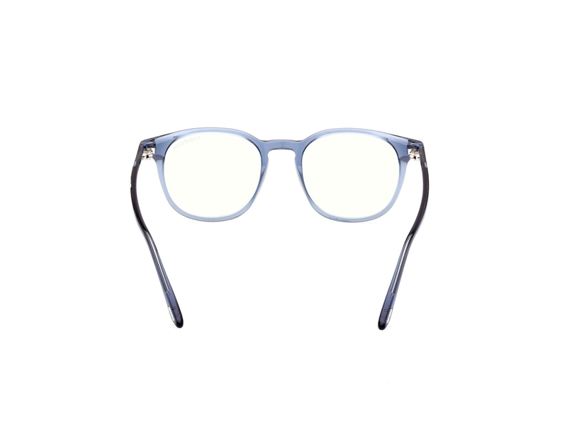 Tom Ford FT5832-B Brillestel (Form: Rund - Farve: Blå)