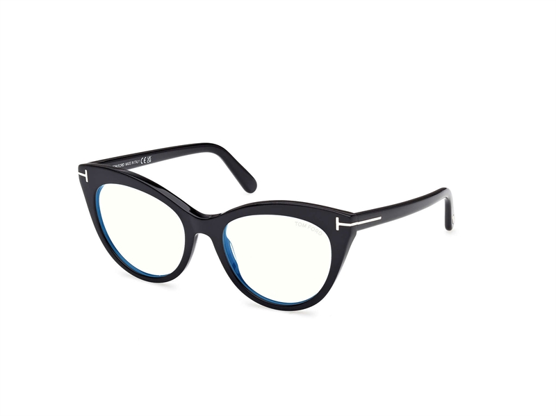 Tom Ford FT6091-B Brillestel (Form: Cat Eye - Farve: Sort)