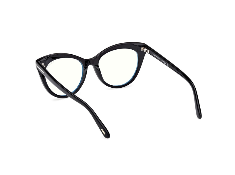 Tom Ford FT6091-B Brillestel (Form: Cat Eye - Farve: Sort)
